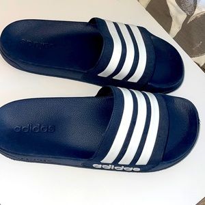 Adidas mens adilette cloudfoam slides